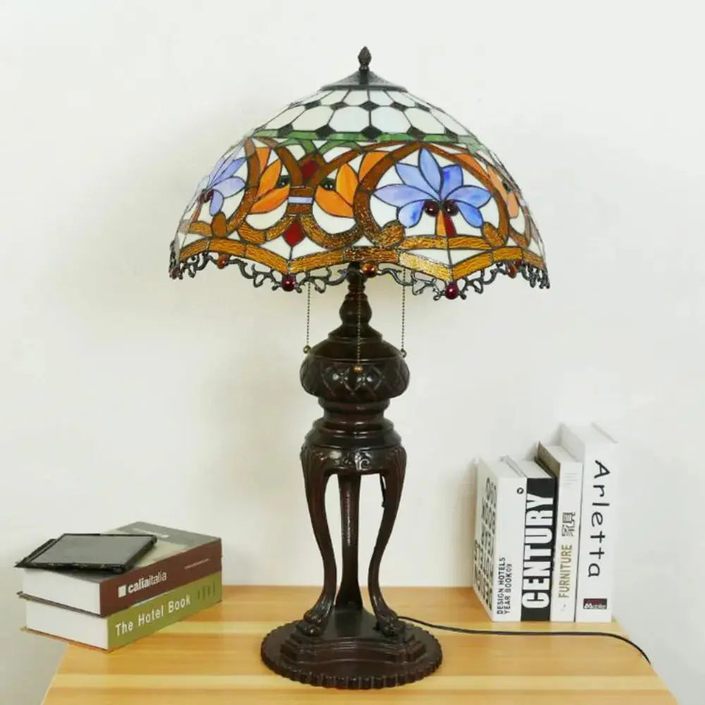 20inch Dragon Tail Baroque Lampshade Vintage Tiffany Bedside Table Lamps Classical Tiffany Lamp