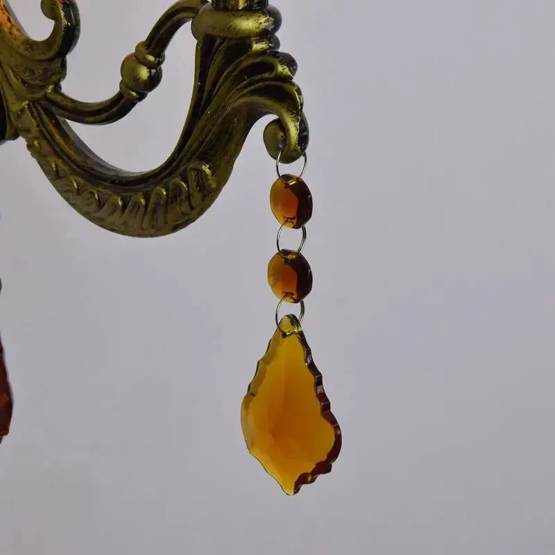 Vintage Stained Glass Yellow Parrot Lampshade Tiffany Style Wall Sconce Classical Tiffany Lamp