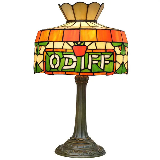 12inch Antique Stained Glass Table Lamp Vintage Tiffany Desk Light Classical Tiffany Lamp
