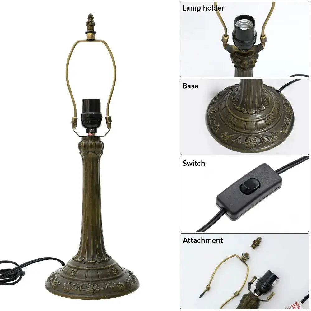 12inch Tiffany Table Lamps for Sale Stained Glass Green Leaves Lampshade Desk Lamp Classical Tiffany Lamp
