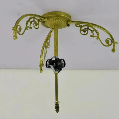 16inch Large Stained Glass Beads Flower Lampshade Vintage Tiffany Ceiling Light Classical Tiffany Lamp