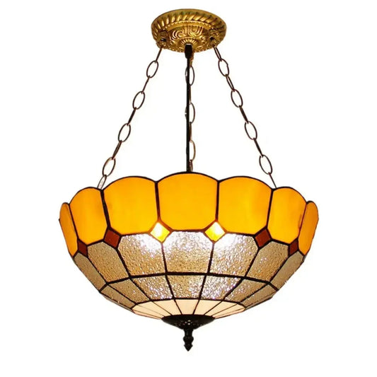 16inch Stained Glass Lampshade Tiffany Tiffany Chandelier Antique Pendant Light Classical Tiffany Lamp