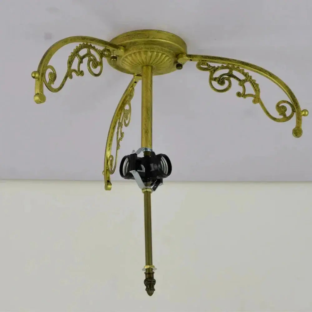 16inch Stained Glass Blue Lampshade Tiffany Ceiling Light Classical Tiffany Lamp