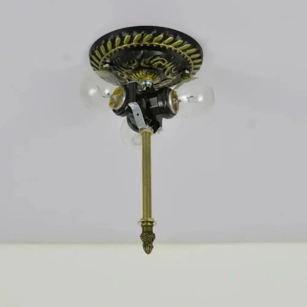 16inch Stained Glass Flower Lampshade Tiffany Style Ceiling Light Classical Tiffany Lamp