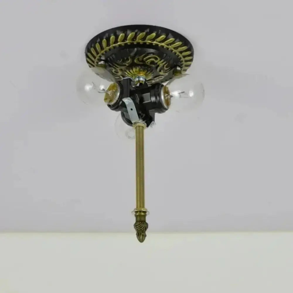 16inch Stained Glass Peach Lampshade Tiffany Ceiling Lamps Classical Tiffany Lamp