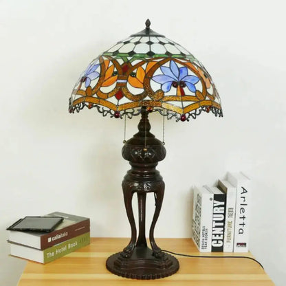 20inch Dragon Tail Baroque Lampshade Vintage Tiffany Bedside Table Lamps Classical Tiffany Lamp