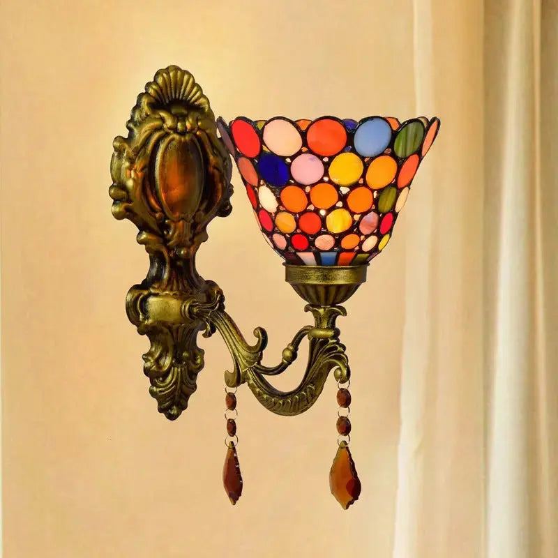 6inch 15cm Small Sconce Bohemia Spot Tiffany Style Wall Lights Classical Tiffany Lamp